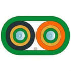 SIEMENS - FO STANDARD CABLE 50/125, CONFECCIONADO CON 2×2 CONECTORES BFOC, TIRACABLES, LONGITUD 300 M