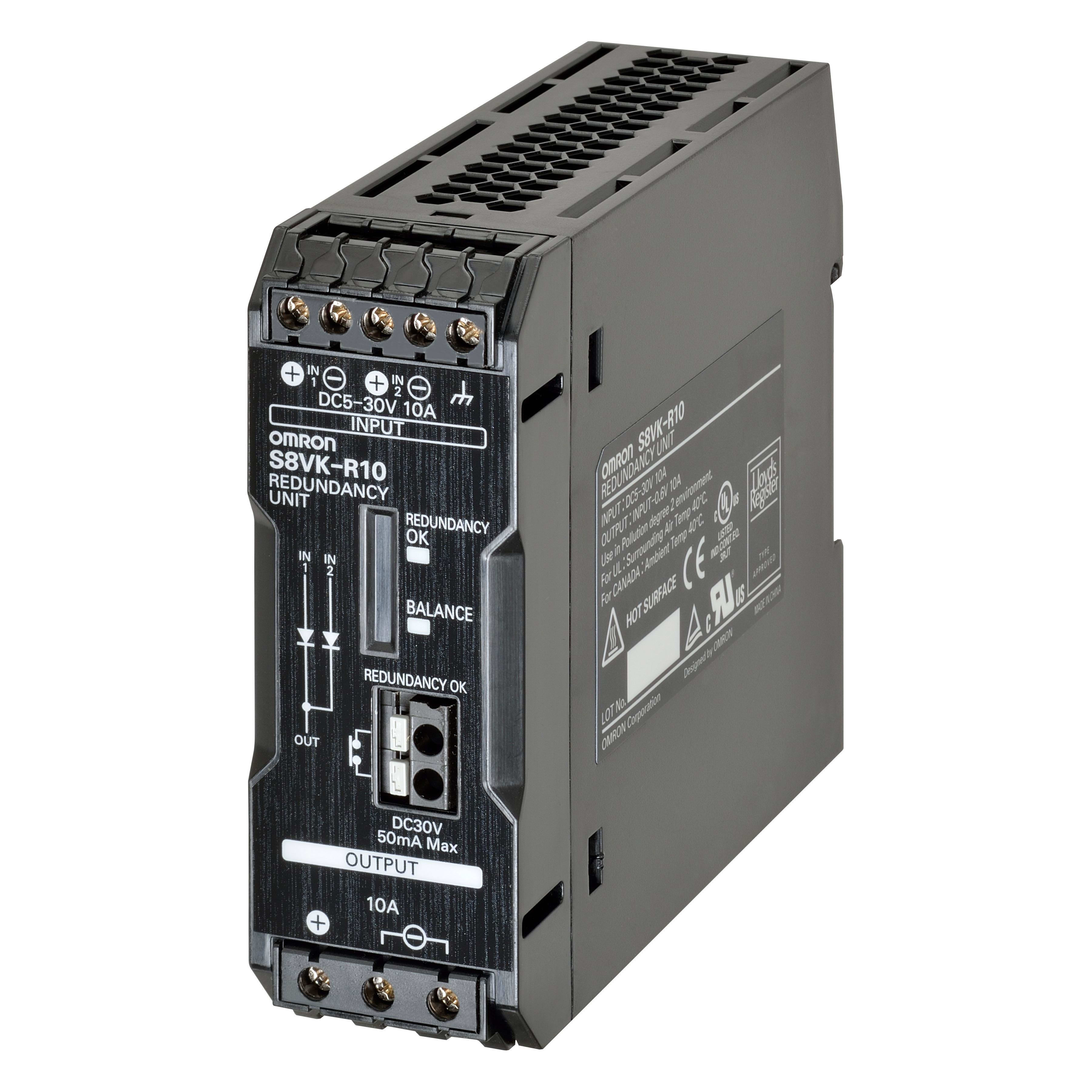 OMRON - S8VK-R10  MÓDULO REDUNDANCIA S8VKR10 10A