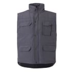 VELILLA - CHALECO ACOLCHADO MULTIBOLSILLOS GRIS T-S