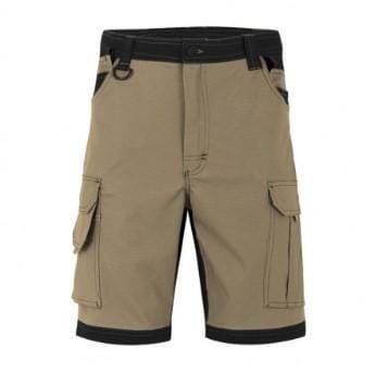 VELILLA - BERMUDAS CANVAS STRETCH CON BOLSILLOS FLOTANTES GRIS/NEGRO T-XL