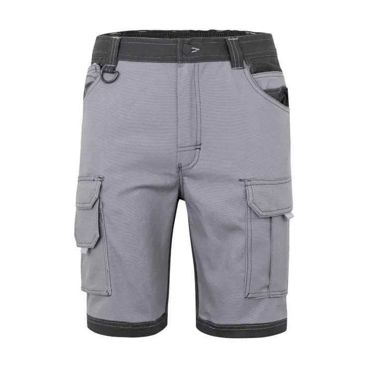 VELILLA - BERMUDAS CANVAS STRETCH CON BOLSILLOS FLOTANTES GRIS/NEGRO T-3XL