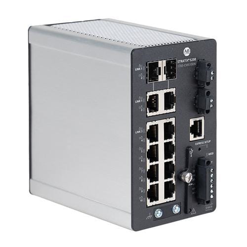 ROCKWELL - STRATIX 5200 10 PORT SWITCH, 1783-CMS10B