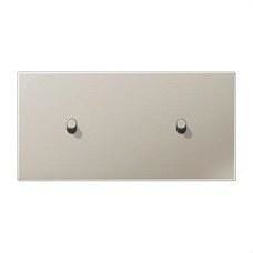JUNG - PLACA 2 PALANCAS CIL.2 MEC.HZ.ACE.LS1912