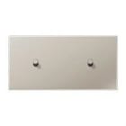 JUNG - PLACA 2 PALANCAS CIL.2 MEC.HZ.ACE.LS1912