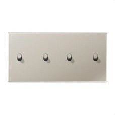 JUNG - PLACA 4 PALANCAS CIL.2 MEC.HZ.ACE.LS912