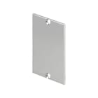 SIMON - Tapa final SIMON CANALIZACIÓN para canal 65x40mm aluminio anodizado
