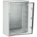 SOLERA - ARMARIO ESTANCO TERMOPLÁSTICO. PUERTA LISA (TRANSPARENTE). DIMENSIONES EXTERIORES 600X800X260. CON P