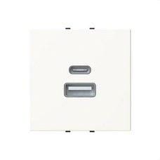 NIESSEN - CARGADOR USB-A+C 10,5W - 2M - BL