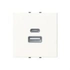 NIESSEN - CARGADOR USB-A+C 10,5W - 2M - BL