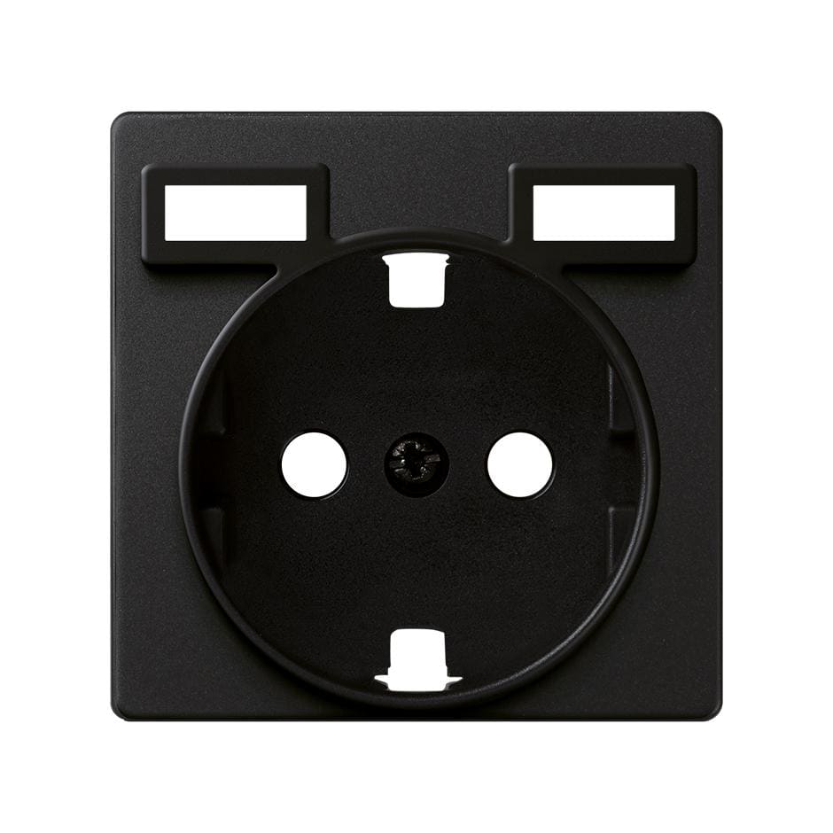 SIMON - BASE DE ENCHUFE SCHUKO CON DOBLE CARGADOR USB INTEGRADO + TAPA