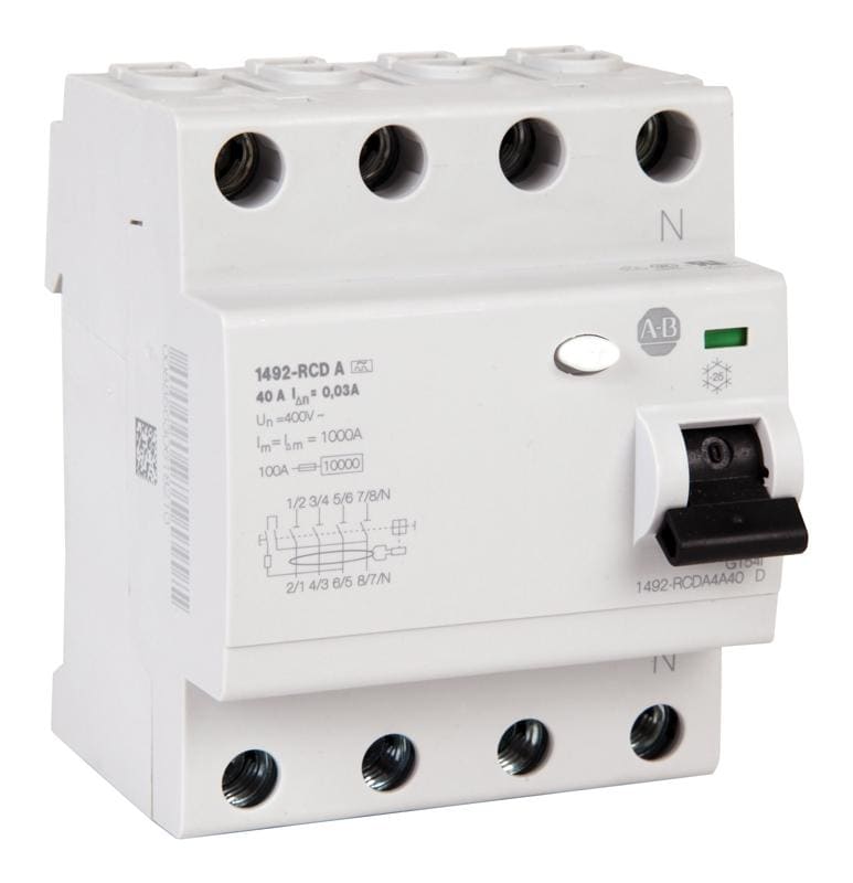 ROCKWELL - RESIDUAL CURRENT DEVICE 63 A, 4 P 1492-RCDA4A63-US