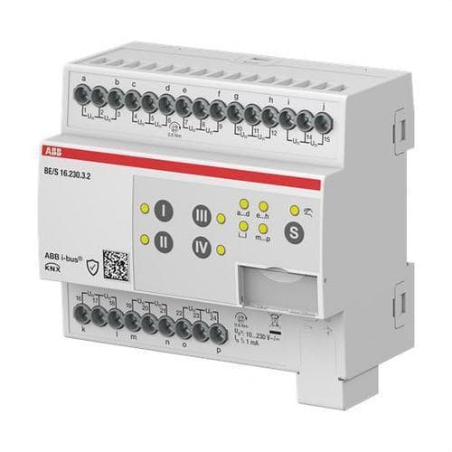 NIESSEN - Entrada binaria 16 canales 10-230V AC/DC manual DIN