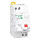 Schneider Electric - Interruptor Magnetotérmico Diferencial combinado, RCBO Resi9, 1P+N, 10A, curva C, 6000A, tipo A, 30mA