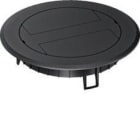 HAGER - TAPA DE PLÁSTICO NEGRO
