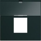HAGER - GALLERY TAPA 2M RJ45 NEGRO