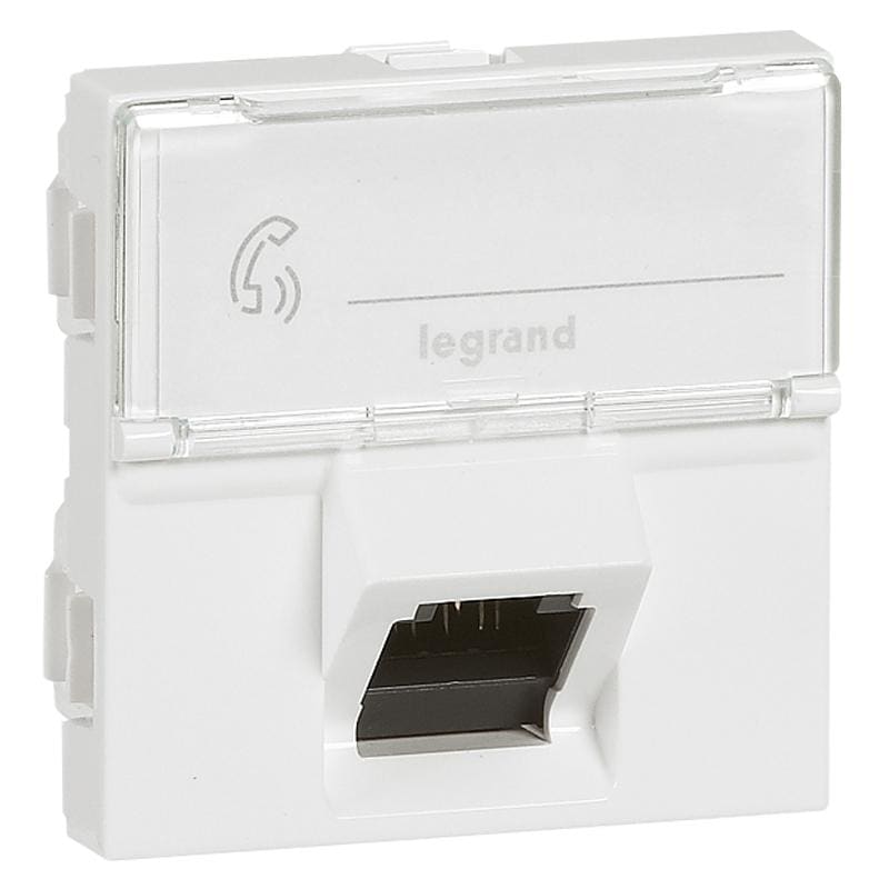 LEGRAND - MO-BASE RJ45 C6A UTP 2M 45G BL
