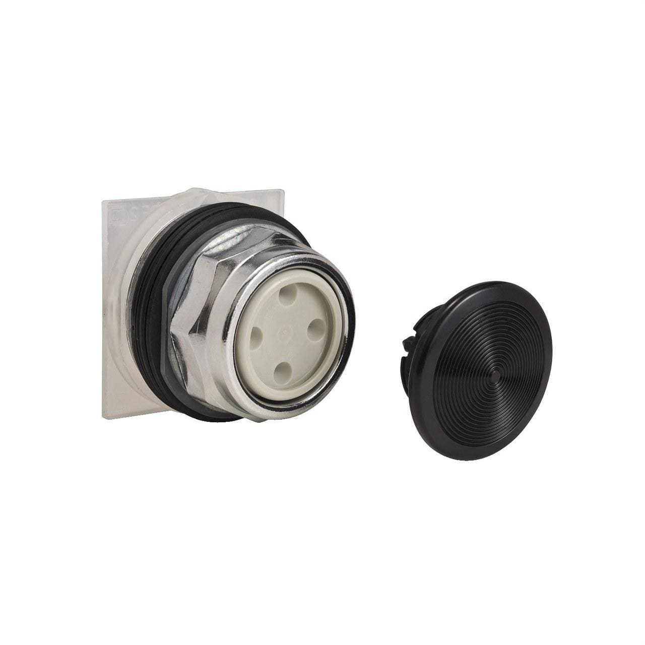 Schneider Electric - Cabeza pulsador seta diámetro 30mm negra