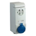 Schneider Electric - Base mural bloqueo 16A 2P+TT 200-250V IP65
