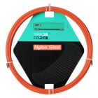 TRADEFORCE - GUIA DE NAYLON Y ACERO, 30 M, 4 MM, COLOR NARANJA