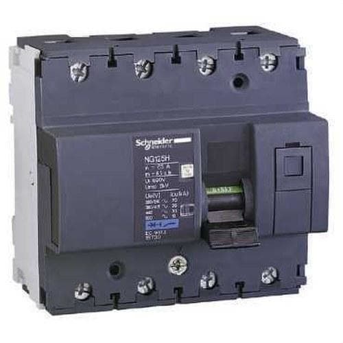 Schneider Electric - Interruptor magnetotérmico NG125H 4P 40A curva-C