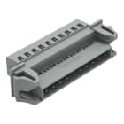 WAGO - Conector macho, 1 conductor;CAGE CLAMP®;2,5 mm²;gris
