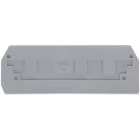 WAGO - Placa final e intermedia;espesor 2,5 mm;gris