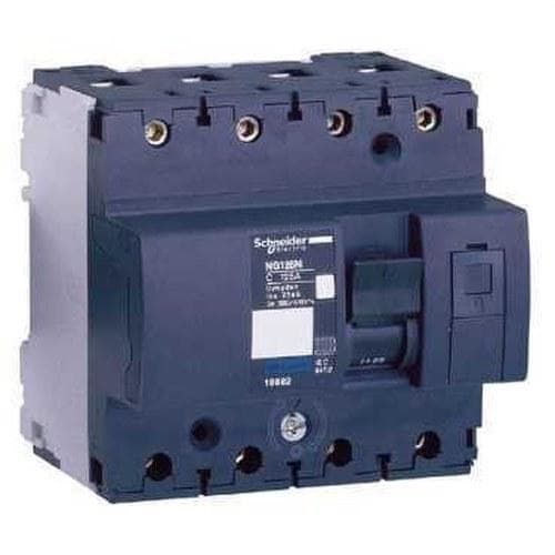 Schneider Electric - Interruptor magnetotérmico NG125L 4P 32A curva-D