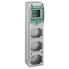 Schneider Electric - Minicofret KAEDRA para tomas industriales 98x392mm con 4 módulos
