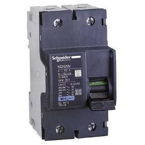 Schneider Electric - Interruptor magnetotérmico NG125N 2P 10A curva-C