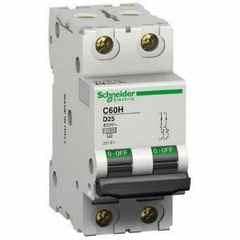 Schneider Electric - Interruptor automático magnetotérmico iC60H 2P 10A curva-D