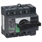 Schneider Electric - Interruptor / seccionador COMPACT 40A 4P empotrable negro