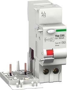 Schneider Electric - Bloque diferencial VIGI C60/25 2P 300mA AC instantáneo