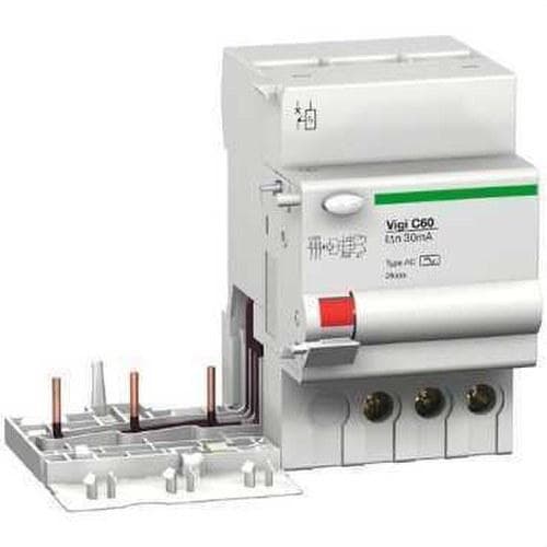 Schneider Electric - Bloque diferencial VIGI C60/25 3P 30mA AC instantáneo