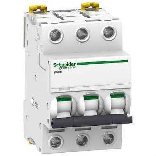 Schneider Electric - Interruptor automático magnetotérmico iC60H 3P 32A curva-C