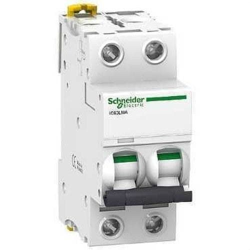 Schneider Electric - Interruptor magnetotérmico iC60LMA 2P 10A curva-MA