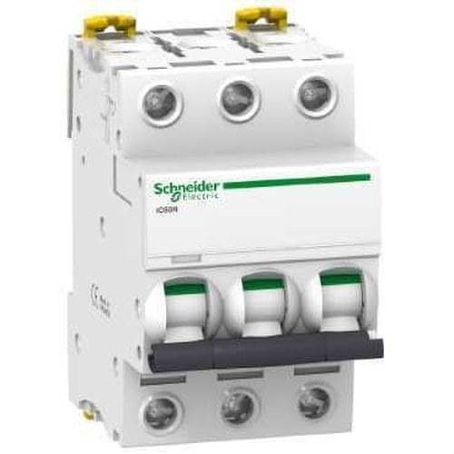 Schneider Electric - Interruptor automático magnetotérmico iC60N 3P 16A curva-B