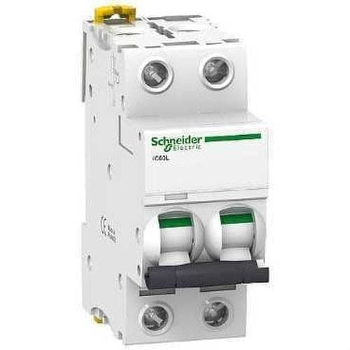 Schneider Electric - Interruptor automático magnetotérmico iC60L 2P 16A curva-C