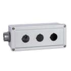 Schneider Electric - Caja aluminio 3 taladros diámetro 30mm