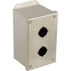 Schneider Electric - Caja inoxidable con 2 taladros