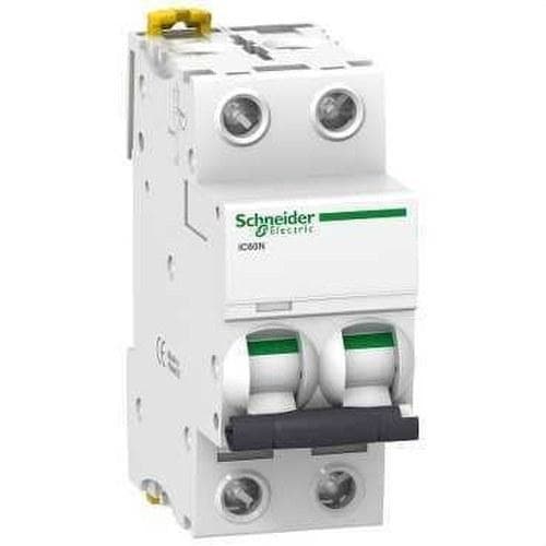 Schneider Electric - Interruptor automático magnetotérmico iC60N 2P 6A curva-C