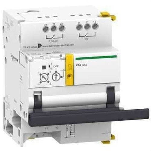Schneider Electric - Mando motorizado con reconexión automática ARA para iC60 1P/1P+N/2P con 4 programas
