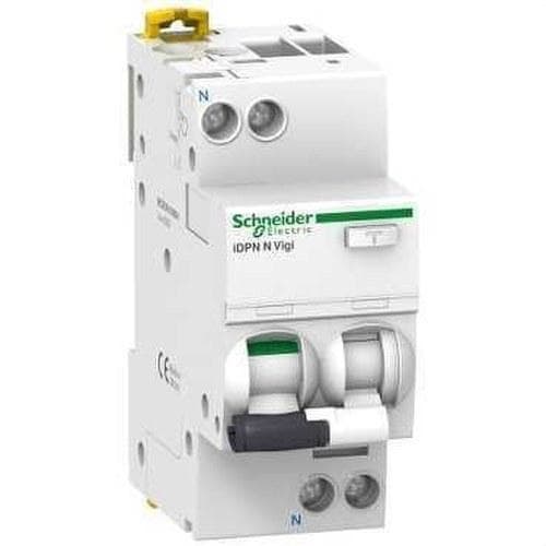 Schneider Electric - Protector magnetotérmico IDPNN VIGI 10A 30mA clase-A