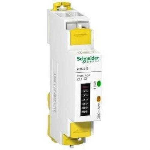 Schneider Electric - Contador energía IEM2010 monofásico +Impulsos