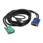 APC by Schneider Electric - Cable integrado LCD KVM USB 12 FT