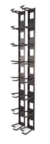 APC by Schneider Electric - VERTICAL CABLE ORGANIZER, 8 CABLE RINGS,