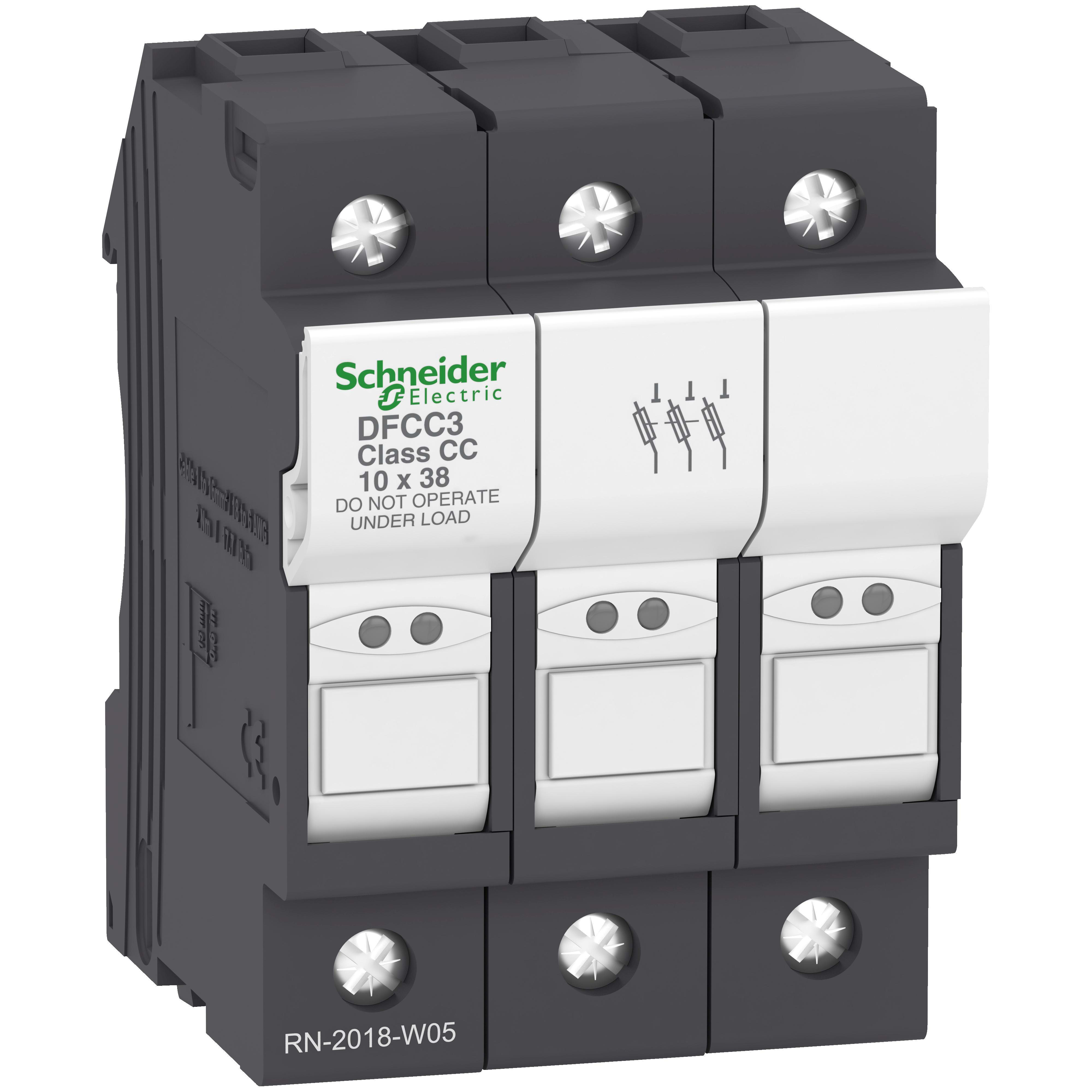 Schneider Electric - Portafusible 3P 30A Clase CC
