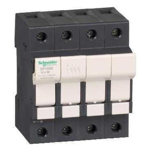 Schneider Electric - Portafusibles 3P/N 32A 10x38mm