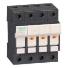 Schneider Electric - Portafusibles 3P-N 32A 10x38mm