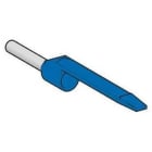 Schneider Electric - Puntera marcable media para conductor simple de 2,5mm² azul DIN