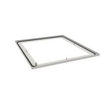 HAGER - PLACA INFERIOR PASACABLES ABIERTA,QUADRO